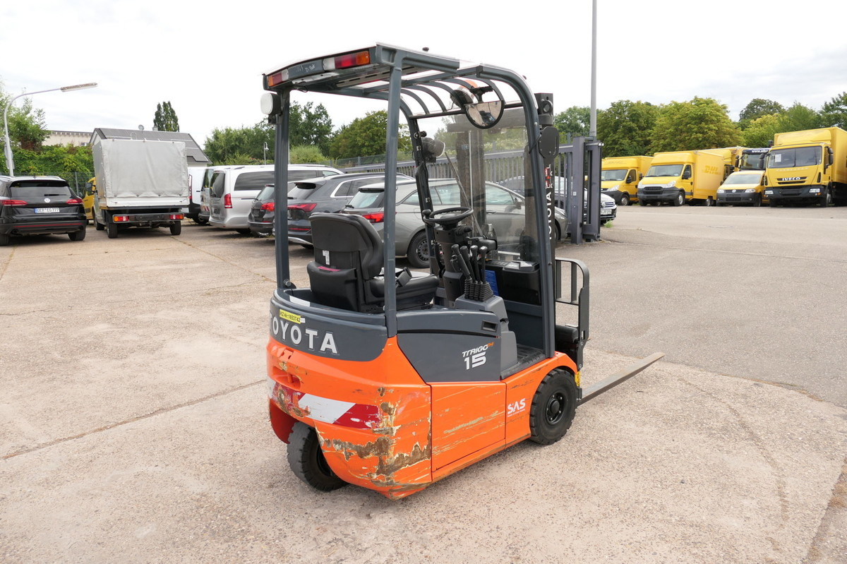 TOYOTA 7 FBEST 15 DUPLEX 4-VENTIL 3-Rad - El gaffeltruck: billede 4 TOYOTA 7 FBEST 15 DUPLEX 4-VENTIL 3-Rad - El gaffeltruck: billede 4