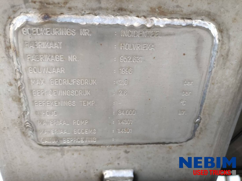 Burg BPO 12 28 Z - 34.000ltr - Tanksættevogn: billede 5 Burg BPO 12 28 Z - 34.000ltr - Tanksættevogn: billede 5