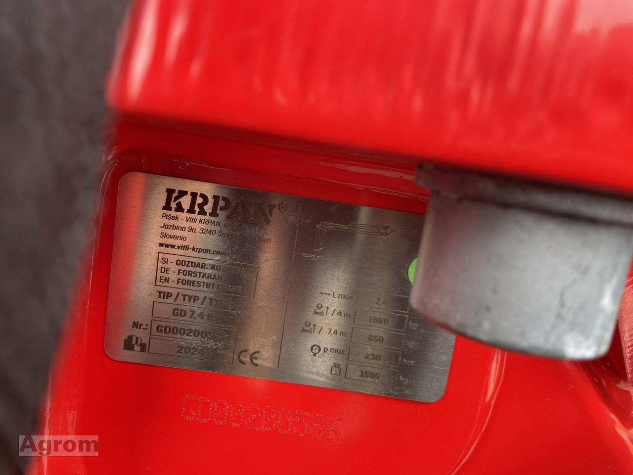 Ny Skovvogn Krpan GP 14 DF + Kran 7,4 K: billede 12 Ny Skovvogn Krpan GP 14 DF + Kran 7,4 K: billede 12