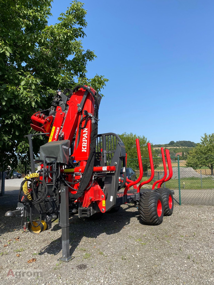 Krpan GP 15 D + 8,4Z Kran - Skovvogn: billede 1 Krpan GP 15 D + 8,4Z Kran - Skovvogn: billede 1