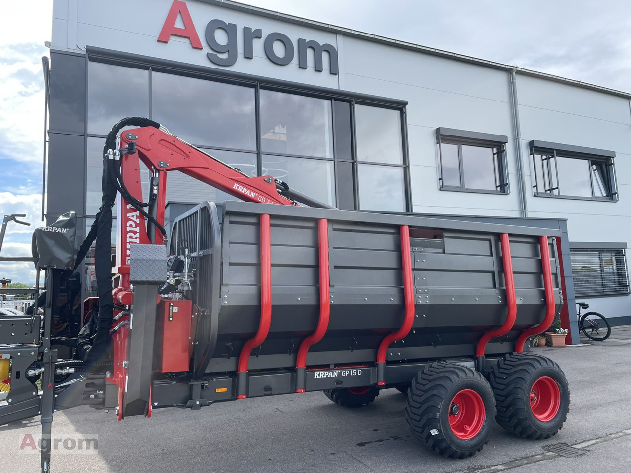 Krpan GP 15 D + Kran 7,4 K - Skovvogn: billede 2 Krpan GP 15 D + Kran 7,4 K - Skovvogn: billede 2