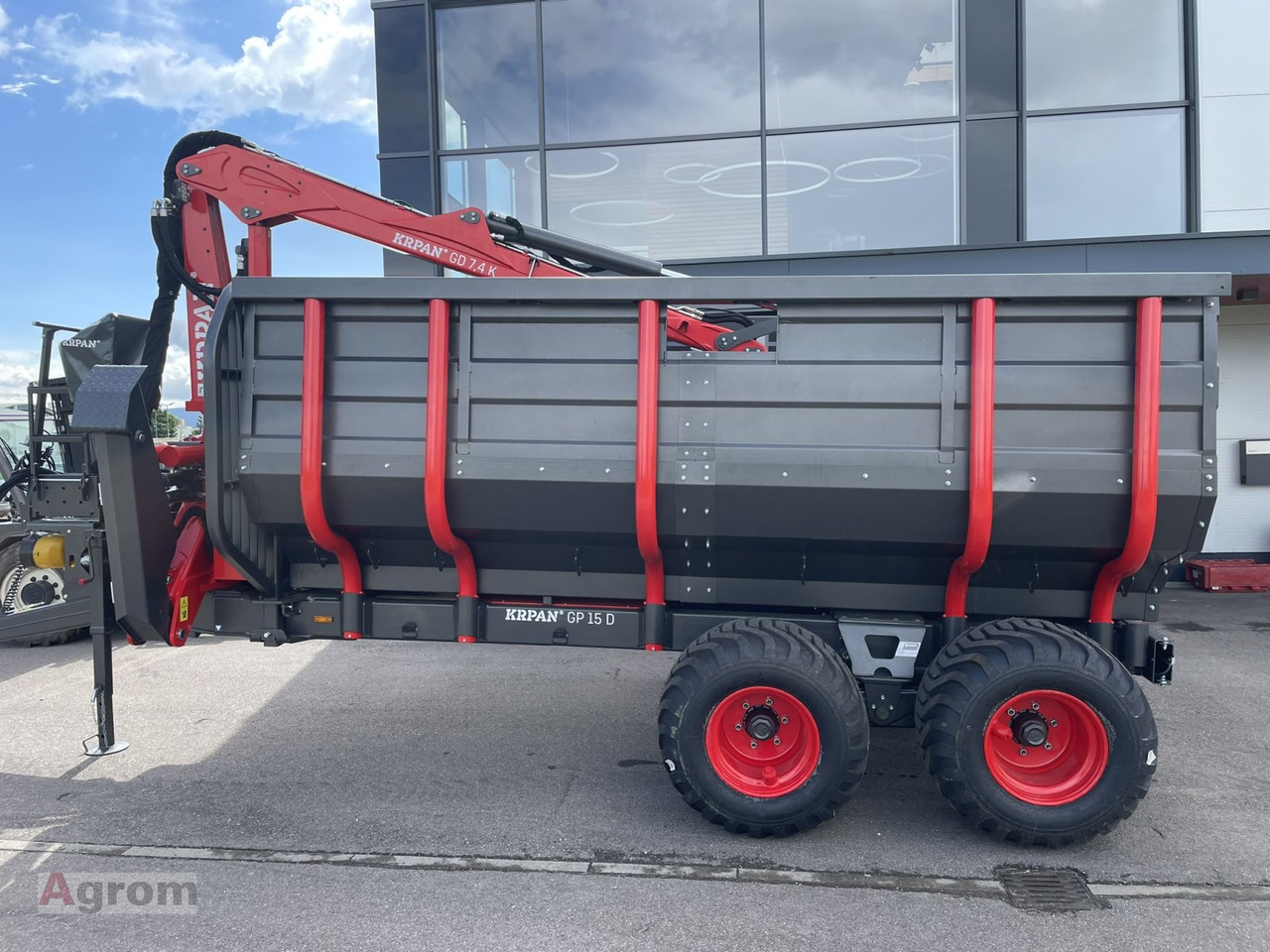 Krpan GP 15 D + Kran 7,4 K - Skovvogn: billede 3 Krpan GP 15 D + Kran 7,4 K - Skovvogn: billede 3