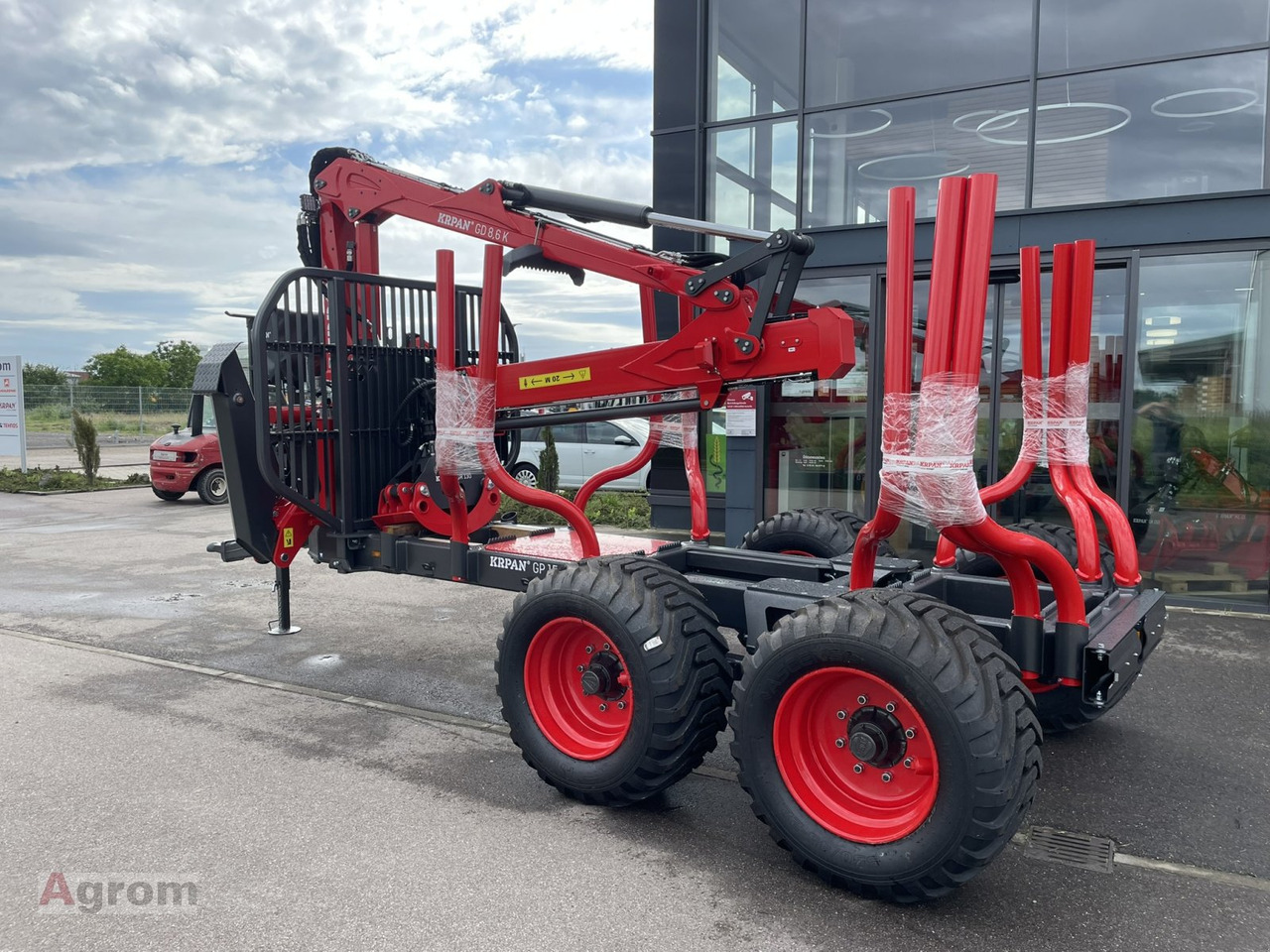 Krpan GP 15 D + Kran 8,6 K - Skovvogn: billede 3 Krpan GP 15 D + Kran 8,6 K - Skovvogn: billede 3