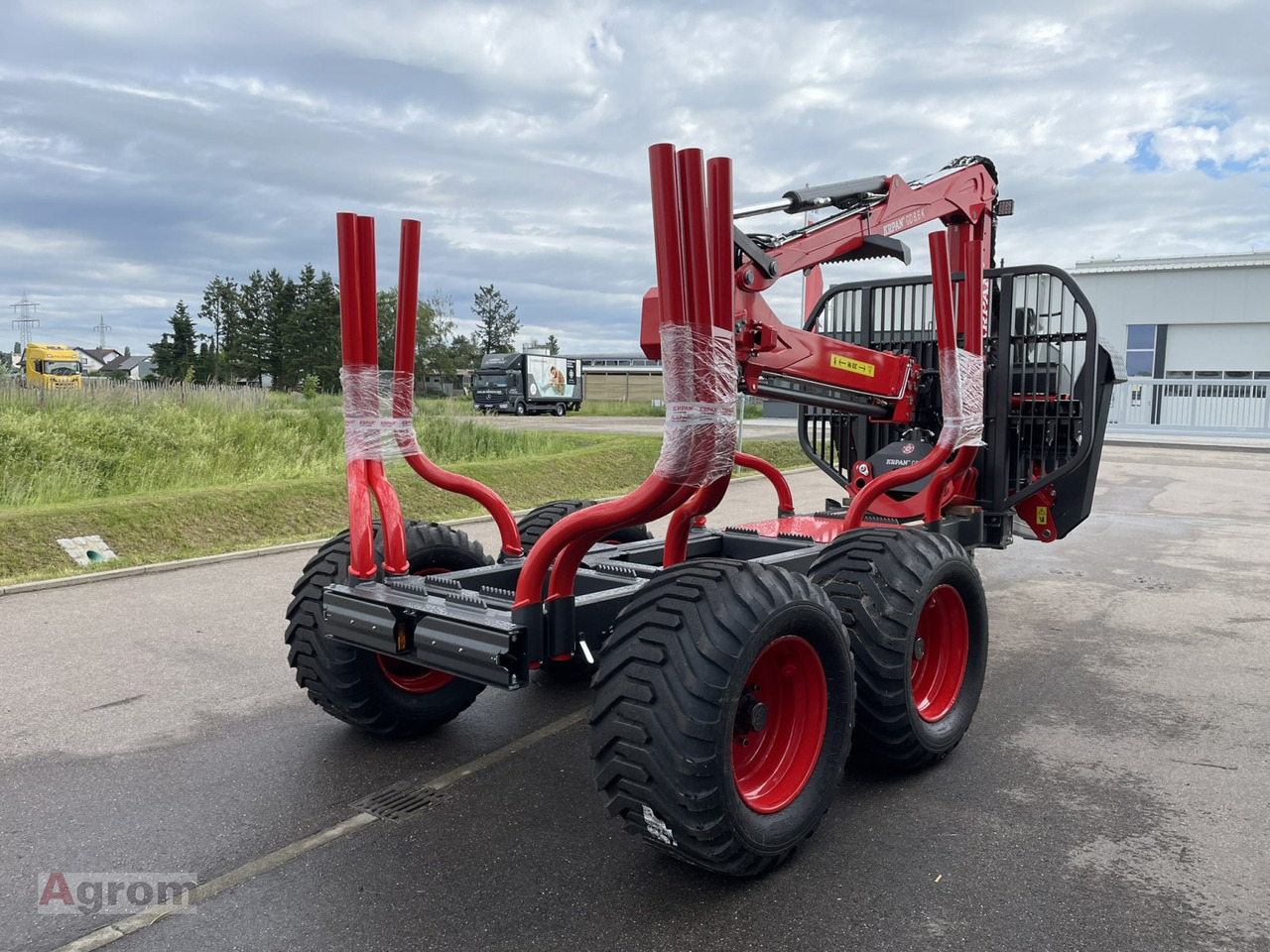 Krpan GP 15 D + Kran 8,6 K - Skovvogn: billede 4 Krpan GP 15 D + Kran 8,6 K - Skovvogn: billede 4