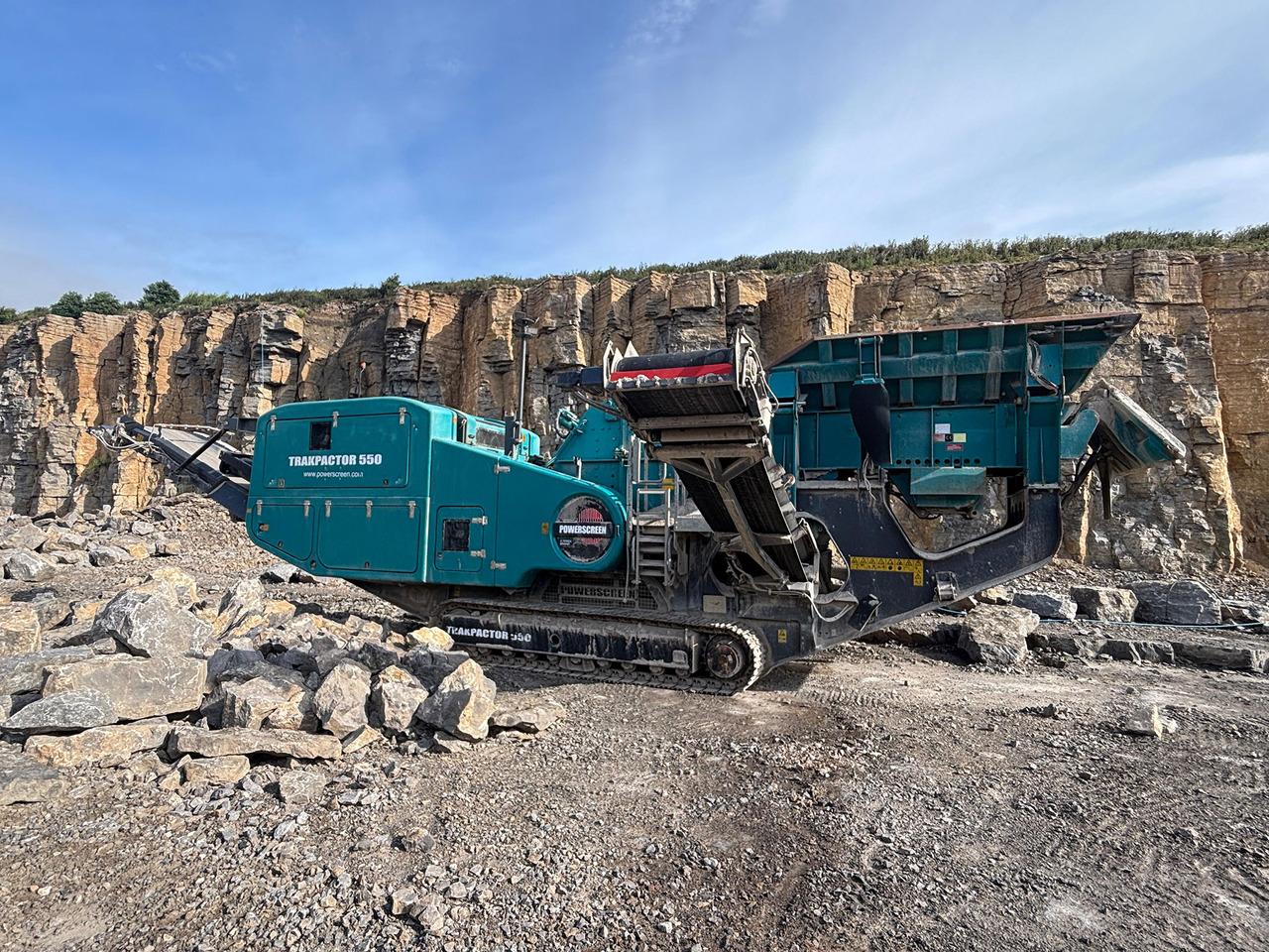 Powerscreen Trakpactor 550 - Slagleknuser: billede 1 Powerscreen Trakpactor 550 - Slagleknuser: billede 1
