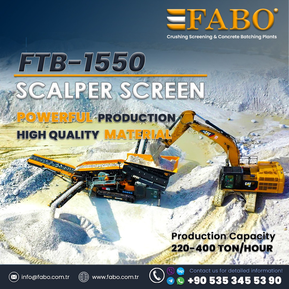 FABO Mobile crusher - Mobil knuser: billede 1 FABO Mobile crusher - Mobil knuser: billede 1