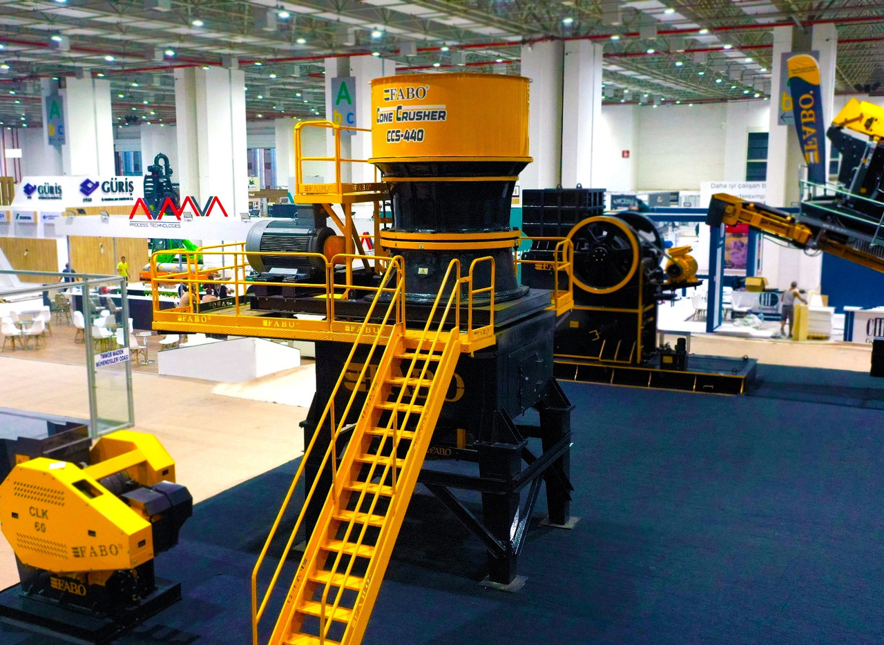 FABO cone crusher - Kegleknuser: billede 1 FABO cone crusher - Kegleknuser: billede 1