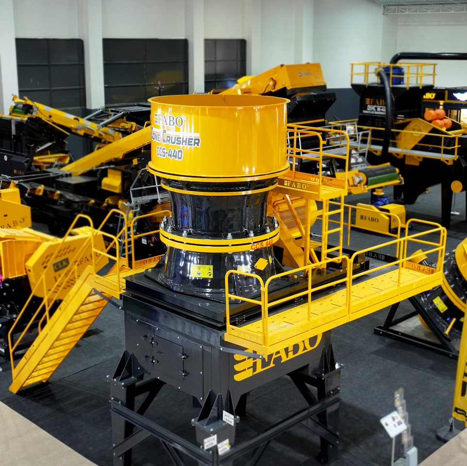 FABO cone crusher - Kegleknuser: billede 1 FABO cone crusher - Kegleknuser: billede 1