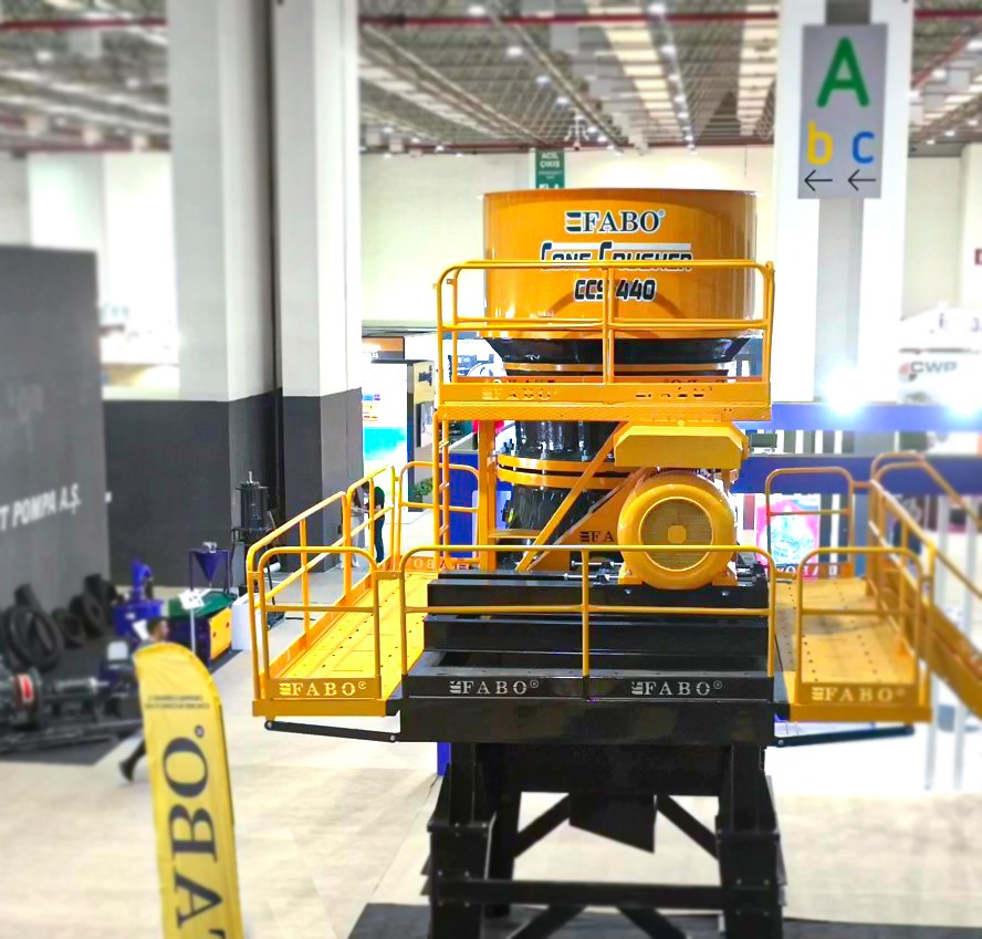 FABO cone crusher - Kegleknuser: billede 2 FABO cone crusher - Kegleknuser: billede 2