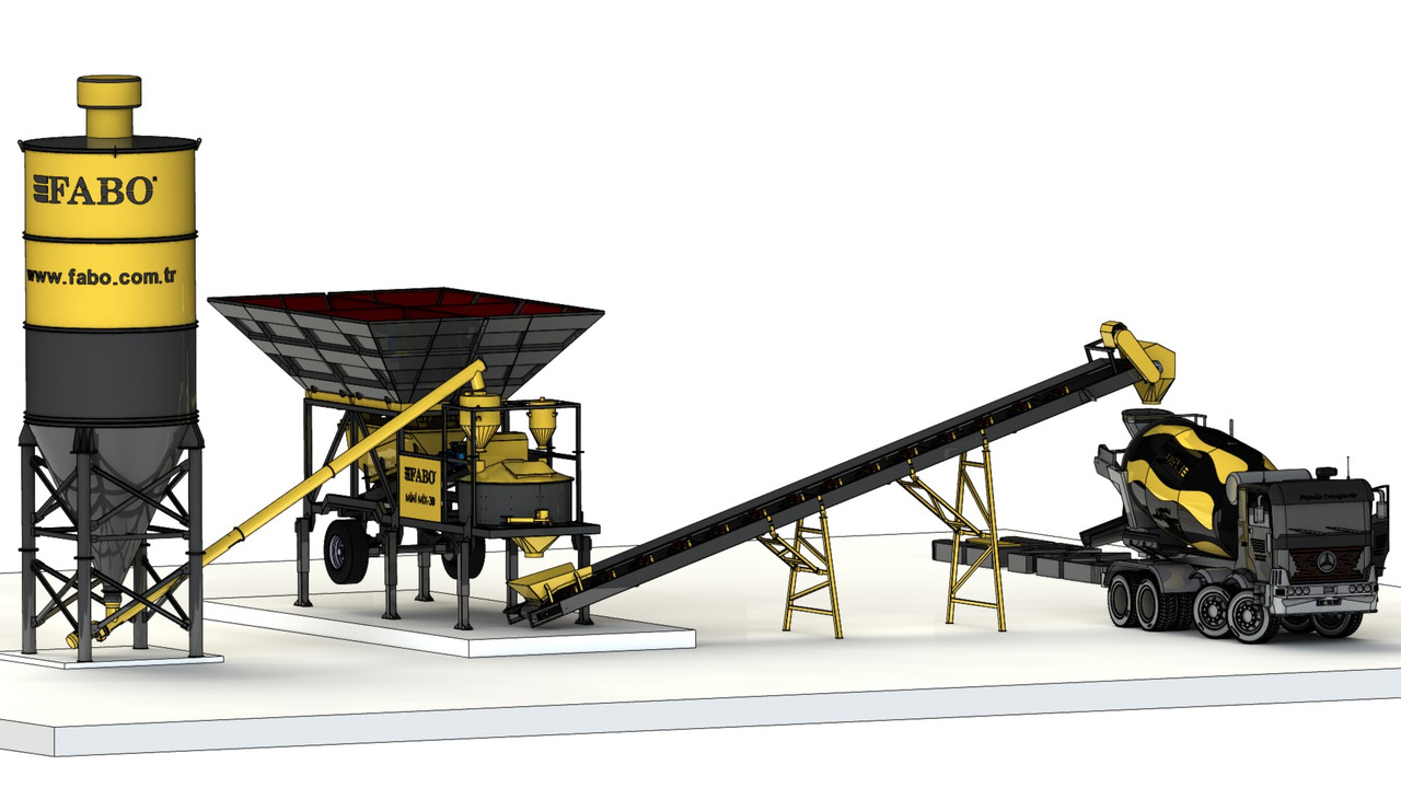 Ny Betonfabrik FABO mobile concrete batching plant: billede 12