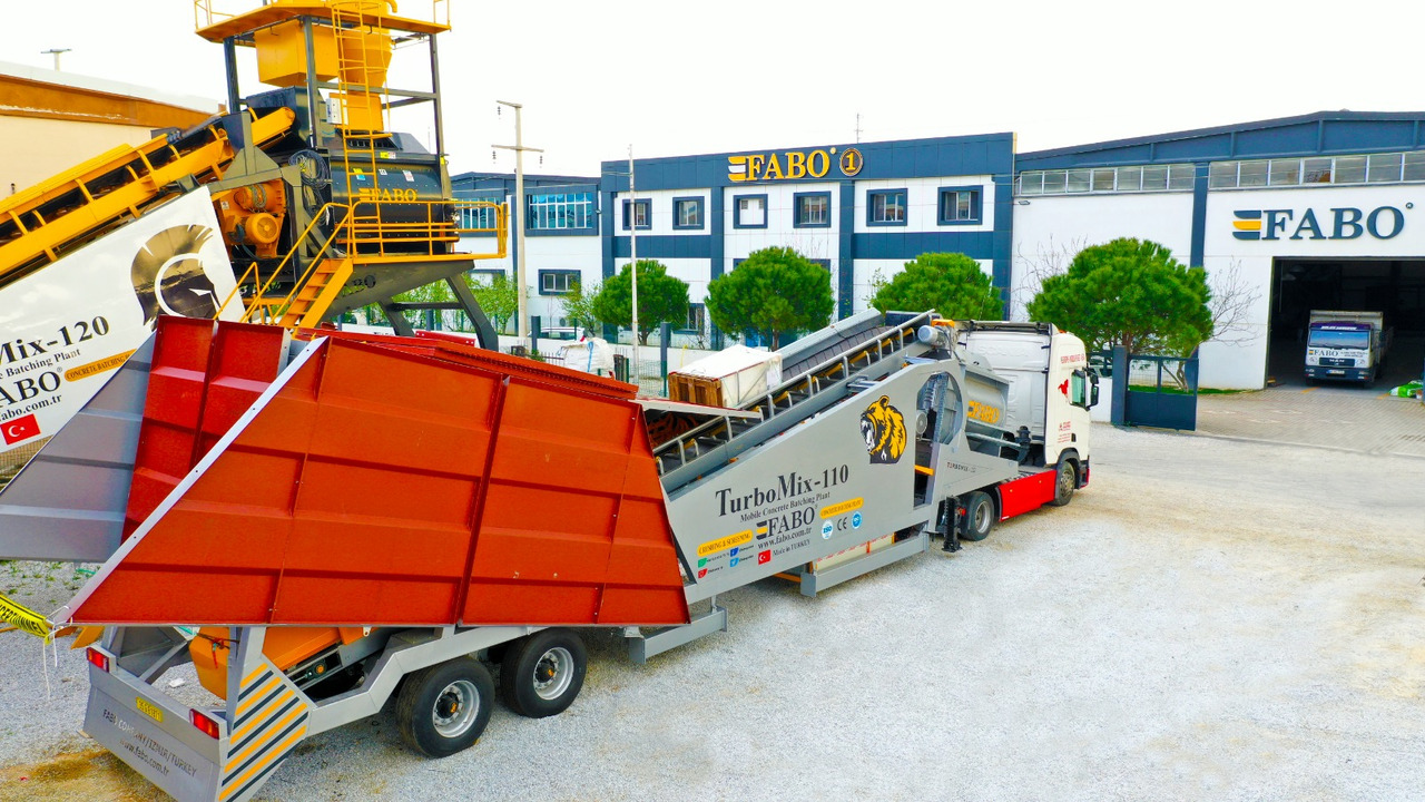 FABO mobile concrete batching plant - Betonfabrik: billede 1 FABO mobile concrete batching plant - Betonfabrik: billede 1