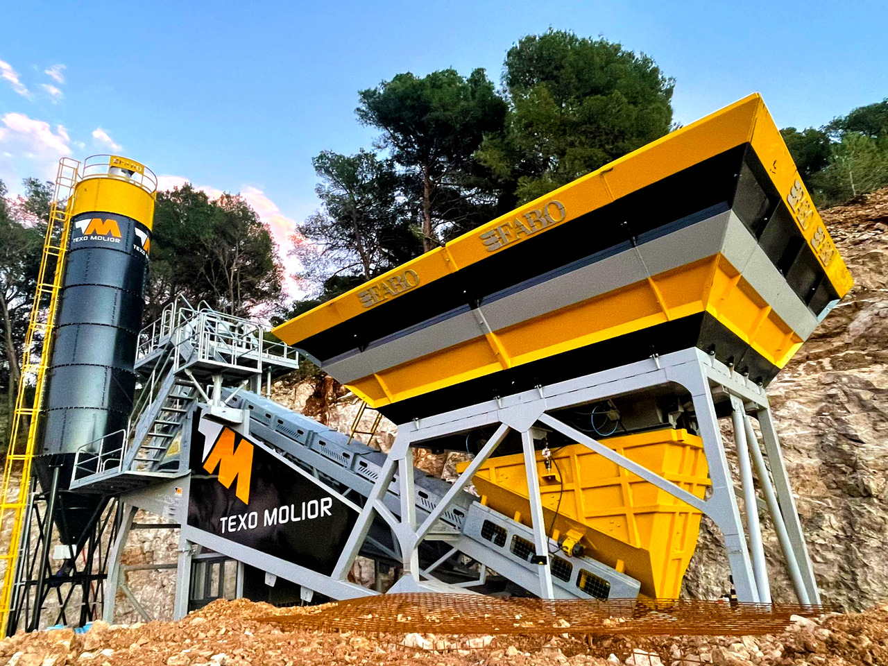 FABO mobile concrete batching plant - Betonfabrik: billede 4 FABO mobile concrete batching plant - Betonfabrik: billede 4