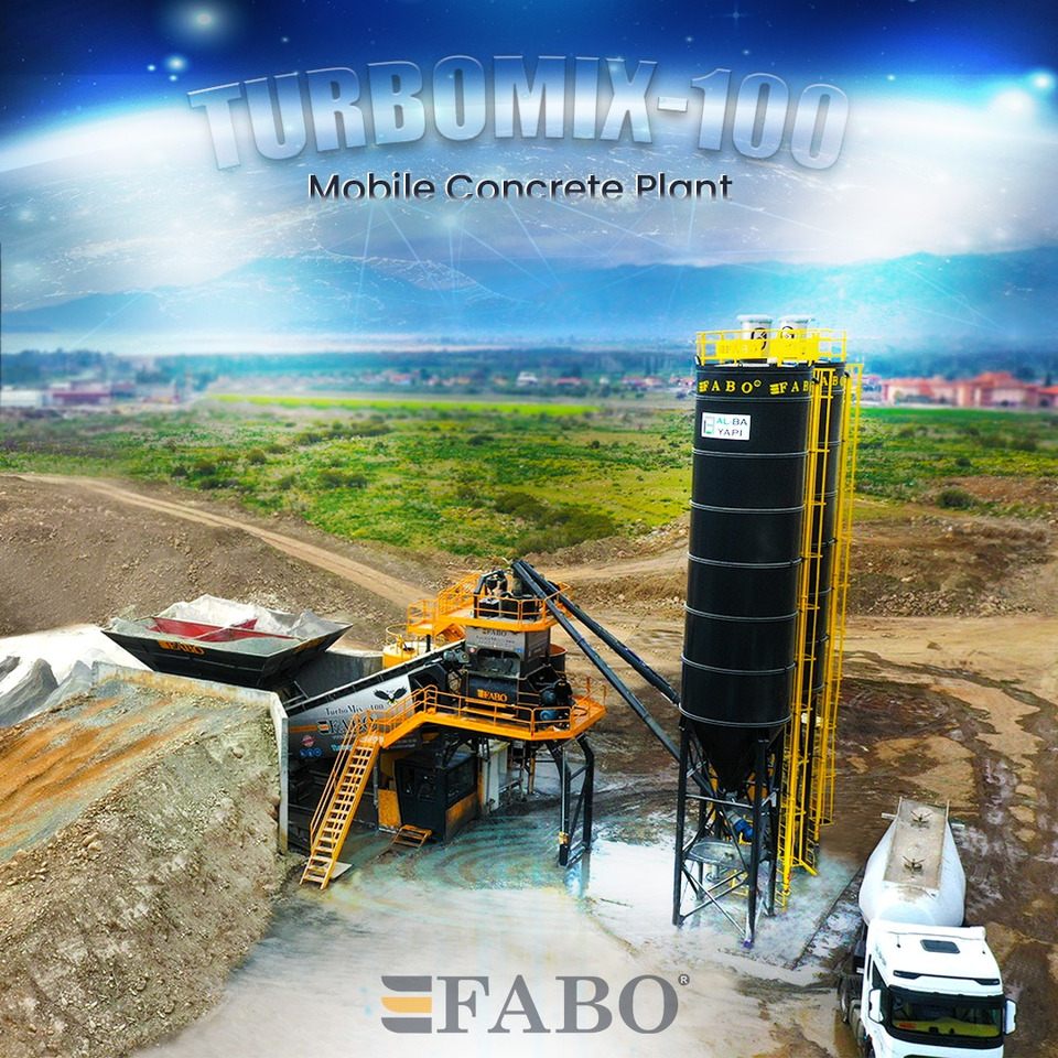 FABO mobile concrete batching plant - Betonfabrik: billede 1 FABO mobile concrete batching plant - Betonfabrik: billede 1