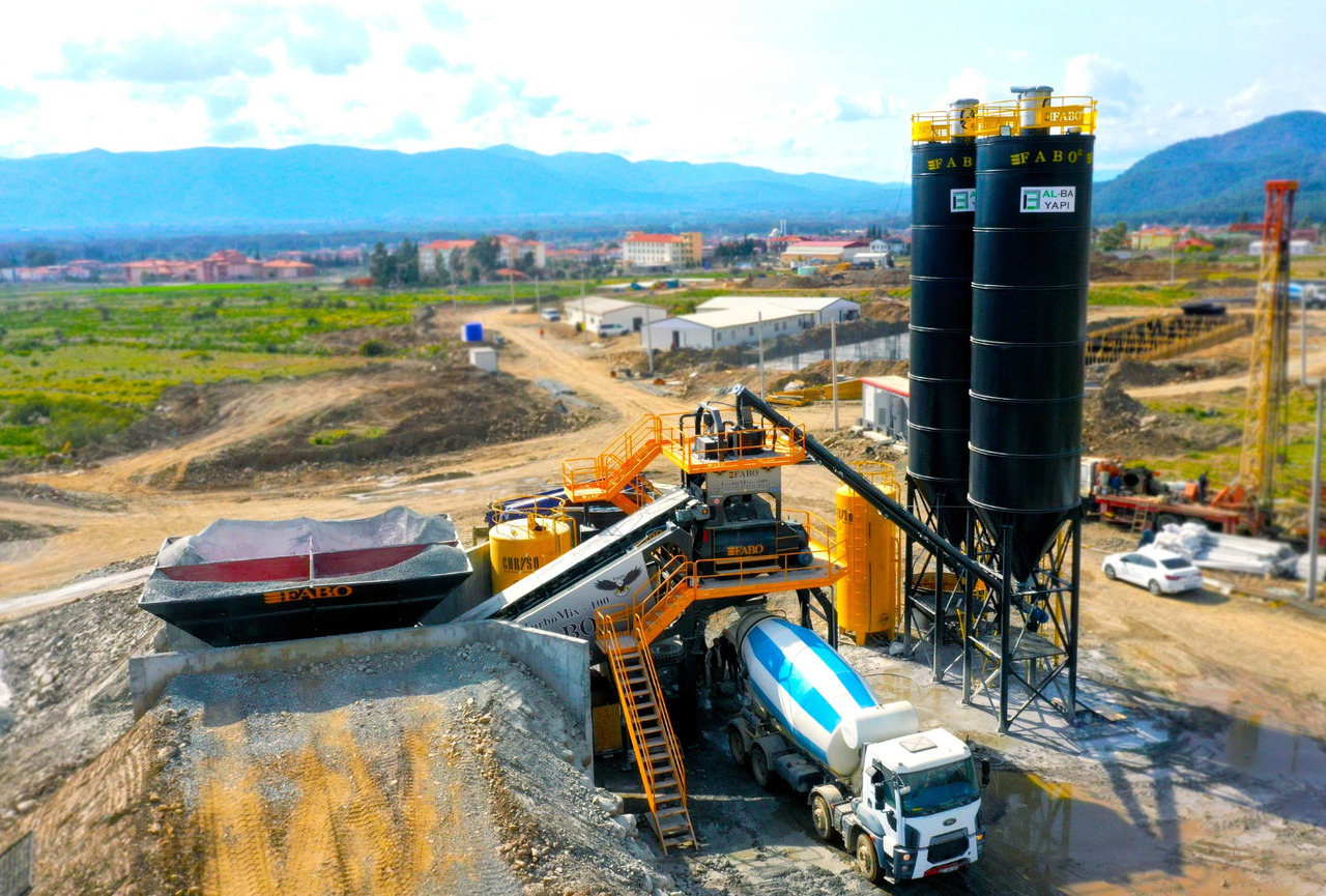 FABO mobile concrete batching plant - Betonfabrik: billede 3 FABO mobile concrete batching plant - Betonfabrik: billede 3