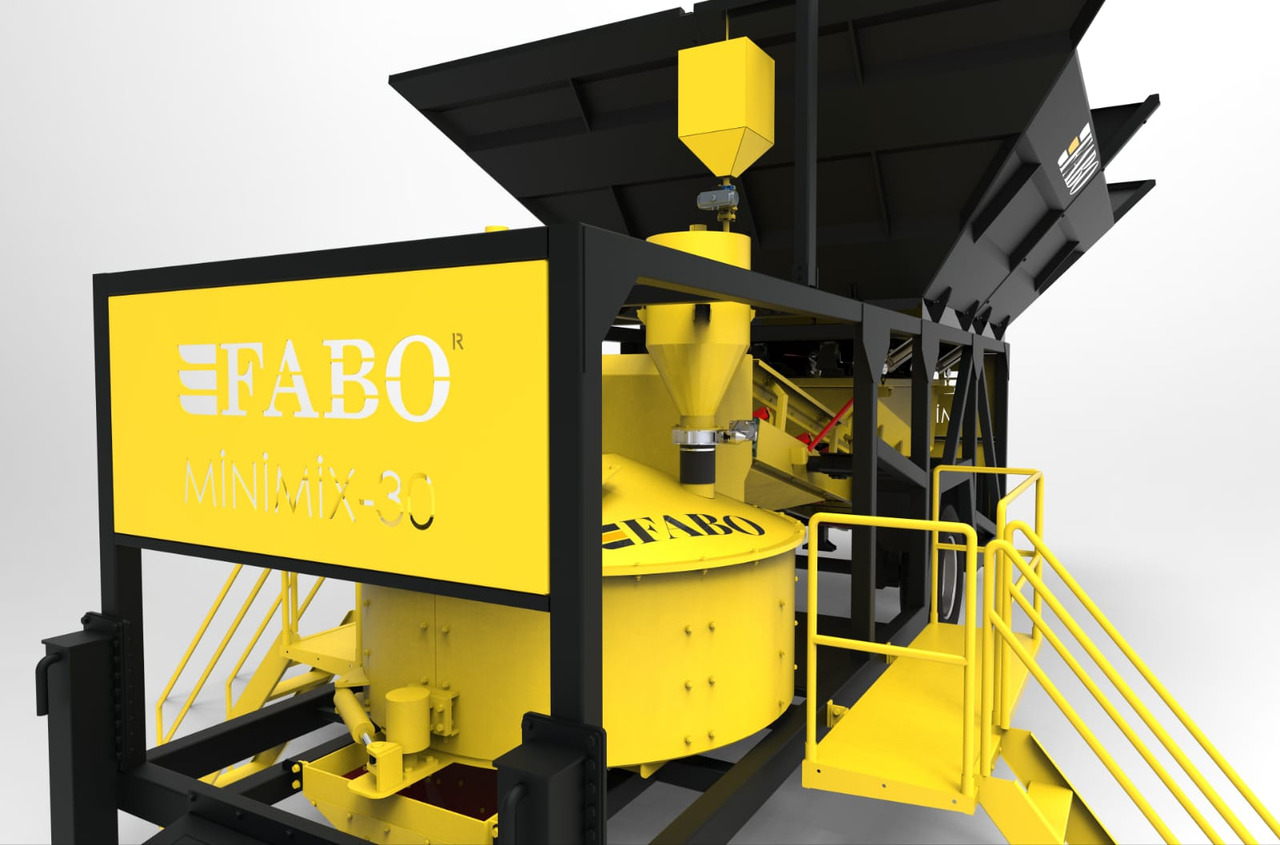 Ny Betonfabrik FABO mobile concrete batching plant: billede 8
