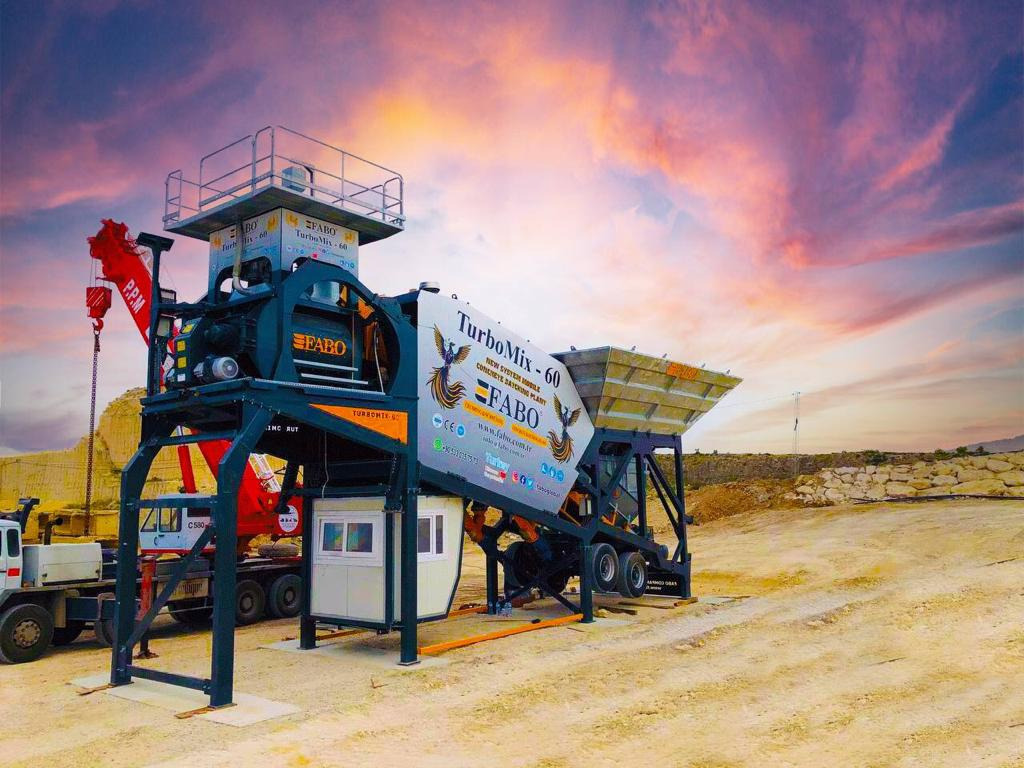 FABO mobile concrete batching plant - Betonfabrik: billede 2 FABO mobile concrete batching plant - Betonfabrik: billede 2