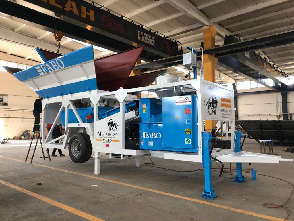 FABO mobile concrete batching plant - Betonfabrik: billede 2 FABO mobile concrete batching plant - Betonfabrik: billede 2