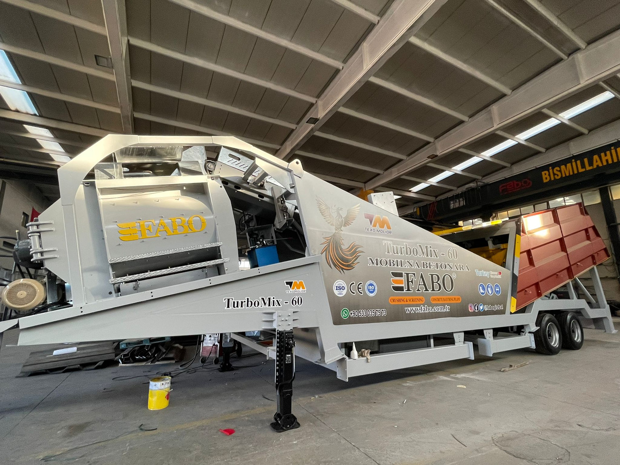 Ny Betonfabrik FABO mobile concrete batching plant: billede 16