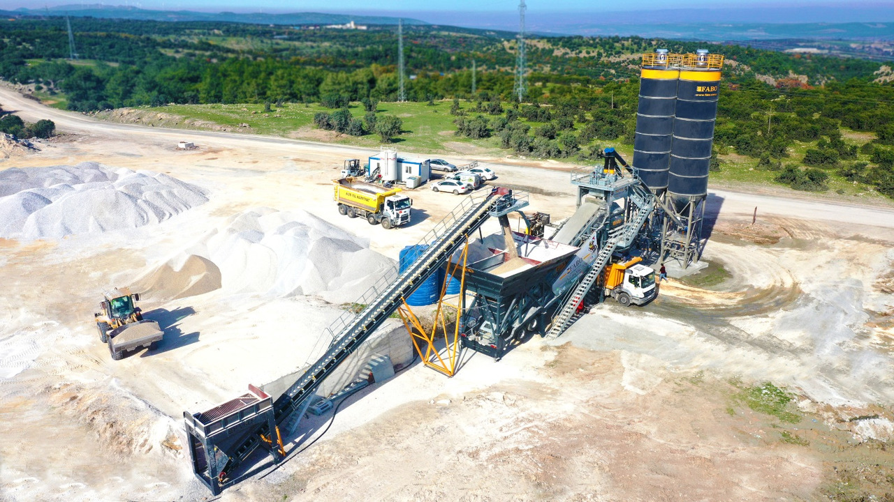 FABO mobile concrete batching plant - Betonfabrik: billede 1 FABO mobile concrete batching plant - Betonfabrik: billede 1