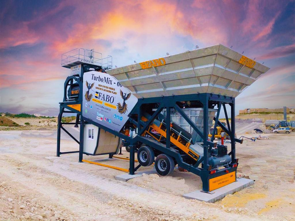 FABO mobile concrete batching plant - Betonfabrik: billede 4 FABO mobile concrete batching plant - Betonfabrik: billede 4