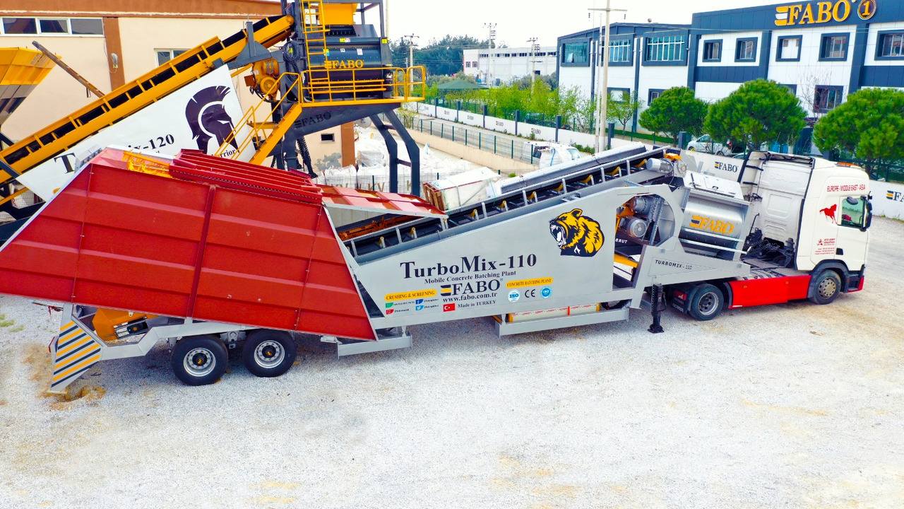 FABO mobile concrete batching plant - Betonfabrik: billede 2 FABO mobile concrete batching plant - Betonfabrik: billede 2