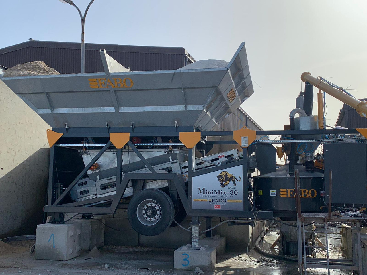 Ny Betonfabrik FABO mobile concrete batching plant: billede 15
