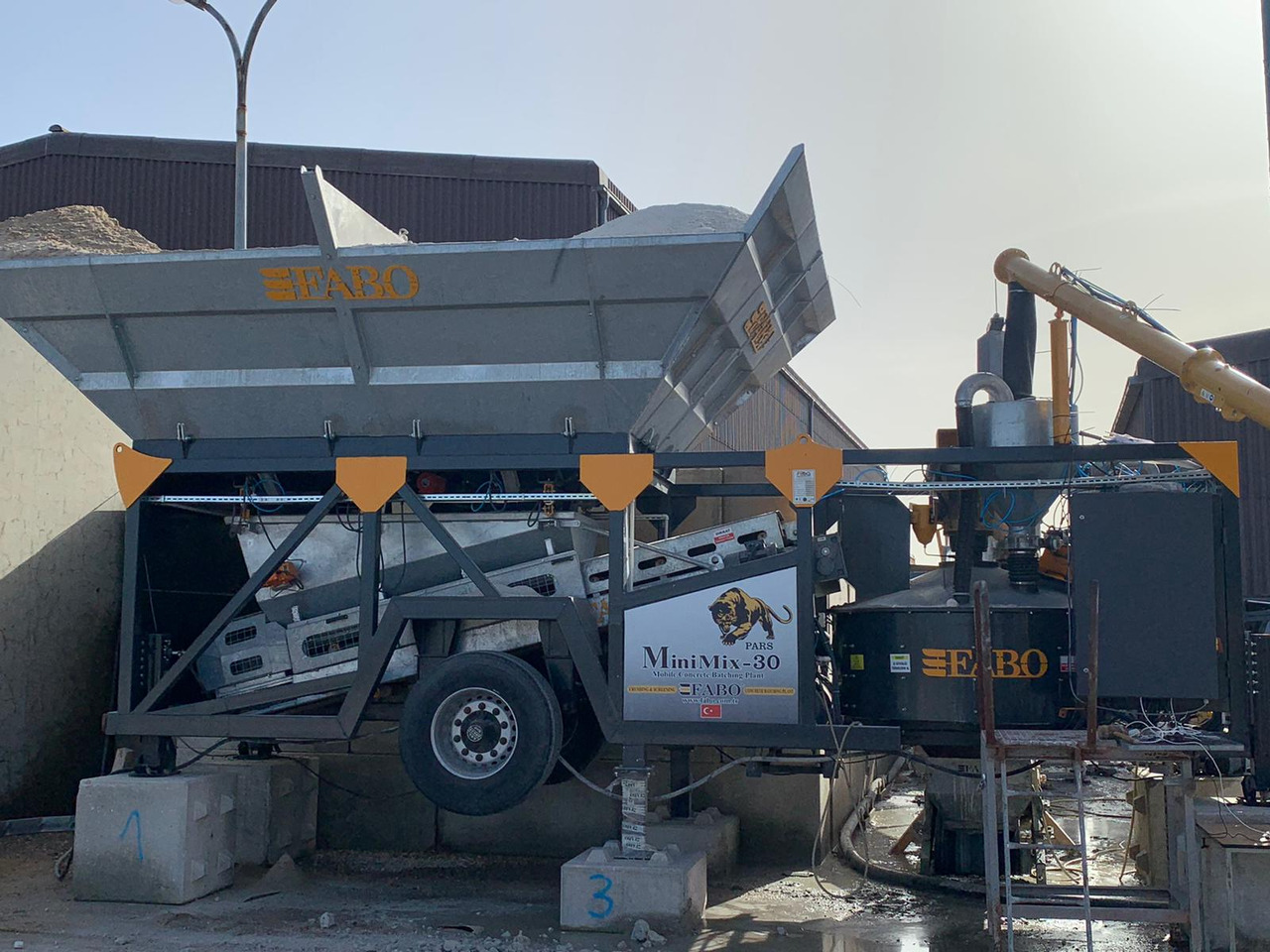 Ny Betonfabrik FABO mobile concrete batching plant: billede 14