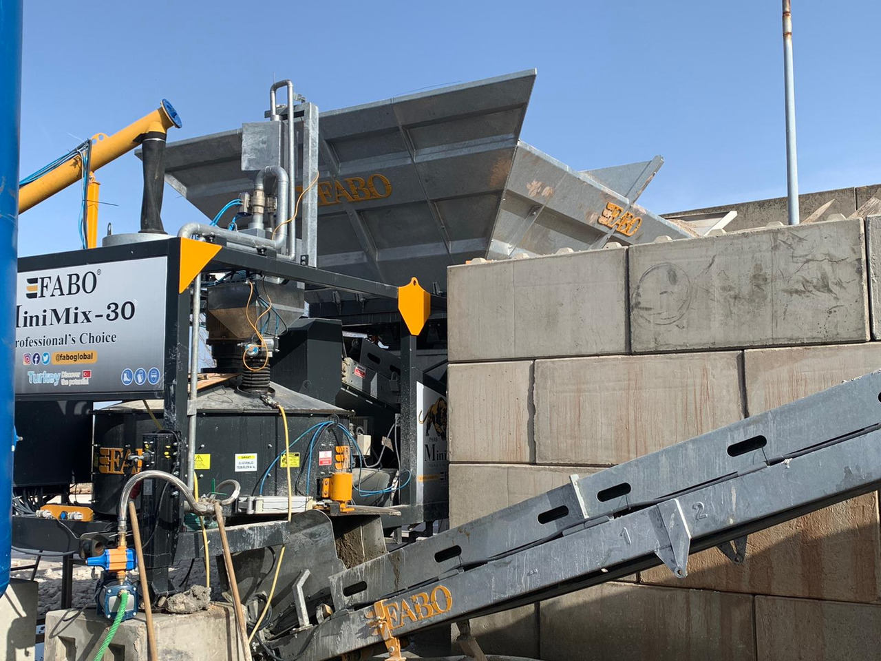 Ny Betonfabrik FABO mobile concrete batching plant: billede 16