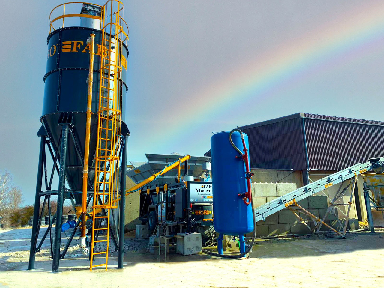 FABO mobile concrete batching plant - Betonfabrik: billede 2 FABO mobile concrete batching plant - Betonfabrik: billede 2
