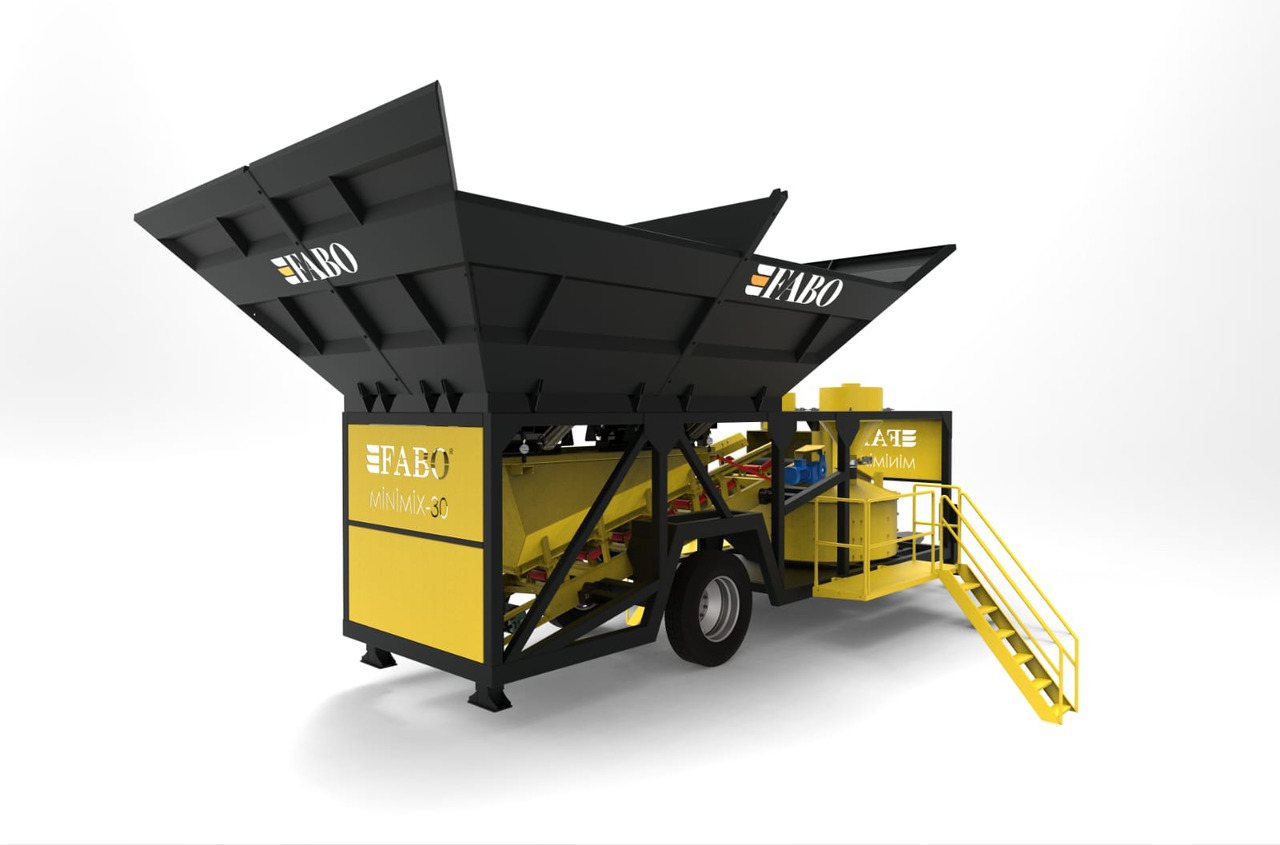 Ny Betonfabrik FABO mobile concrete batching plant: billede 10