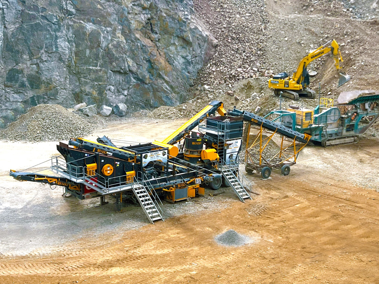 FABO mobile cone crusher - Kegleknuser: billede 3 FABO mobile cone crusher - Kegleknuser: billede 3