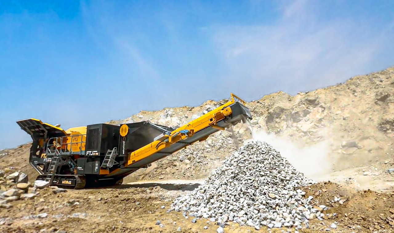FABO mobile jaw crusher - Kæbeknuser: billede 1 FABO mobile jaw crusher - Kæbeknuser: billede 1