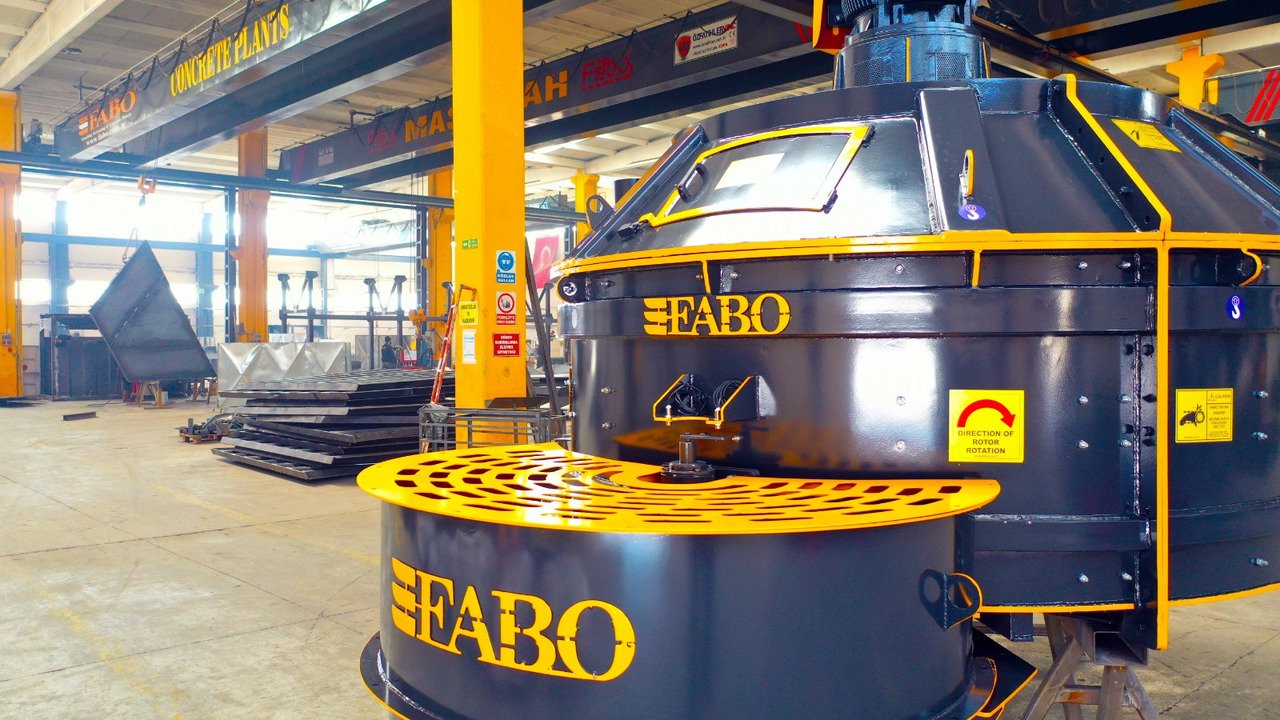 FABO twin shaft mixer - Betonblander: billede 1 FABO twin shaft mixer - Betonblander: billede 1