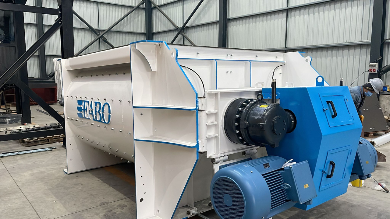 FABO twin shaft mixer - Betonblander: billede 4 FABO twin shaft mixer - Betonblander: billede 4