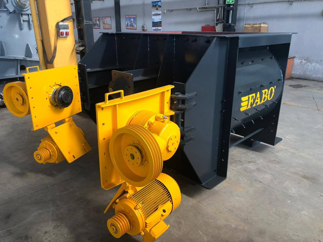 FABO twin shaft mixer - Betonblander: billede 5 FABO twin shaft mixer - Betonblander: billede 5