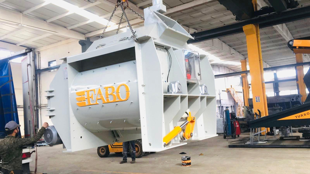 FABO twin shaft mixer - Betonblander: billede 1 FABO twin shaft mixer - Betonblander: billede 1