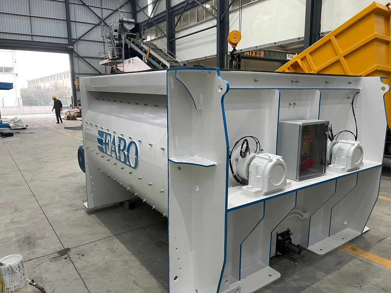 FABO twin shaft mixer - Betonblander: billede 3 FABO twin shaft mixer - Betonblander: billede 3