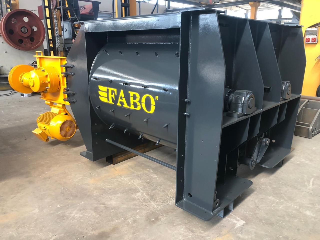 FABO twin shaft mixer - Betonblander: billede 2 FABO twin shaft mixer - Betonblander: billede 2