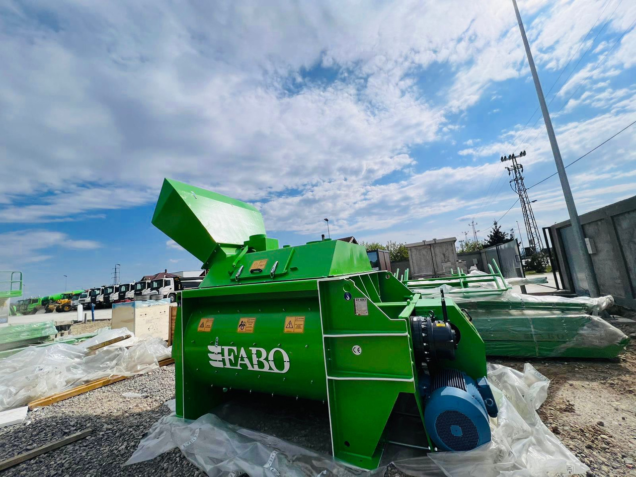 FABO twin shaft mixer - Betonblander: billede 3 FABO twin shaft mixer - Betonblander: billede 3