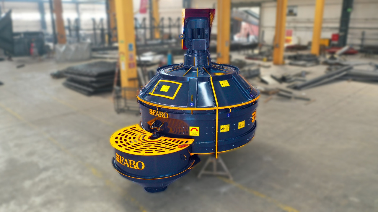 FABO twin shaft mixer - Betonblander: billede 2 FABO twin shaft mixer - Betonblander: billede 2
