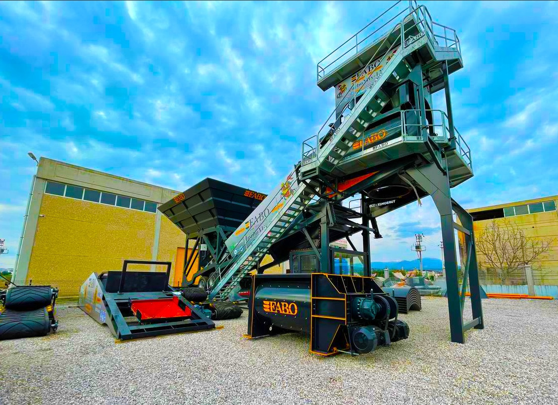 FABO twin shaft mixer - Betonblander: billede 2 FABO twin shaft mixer - Betonblander: billede 2