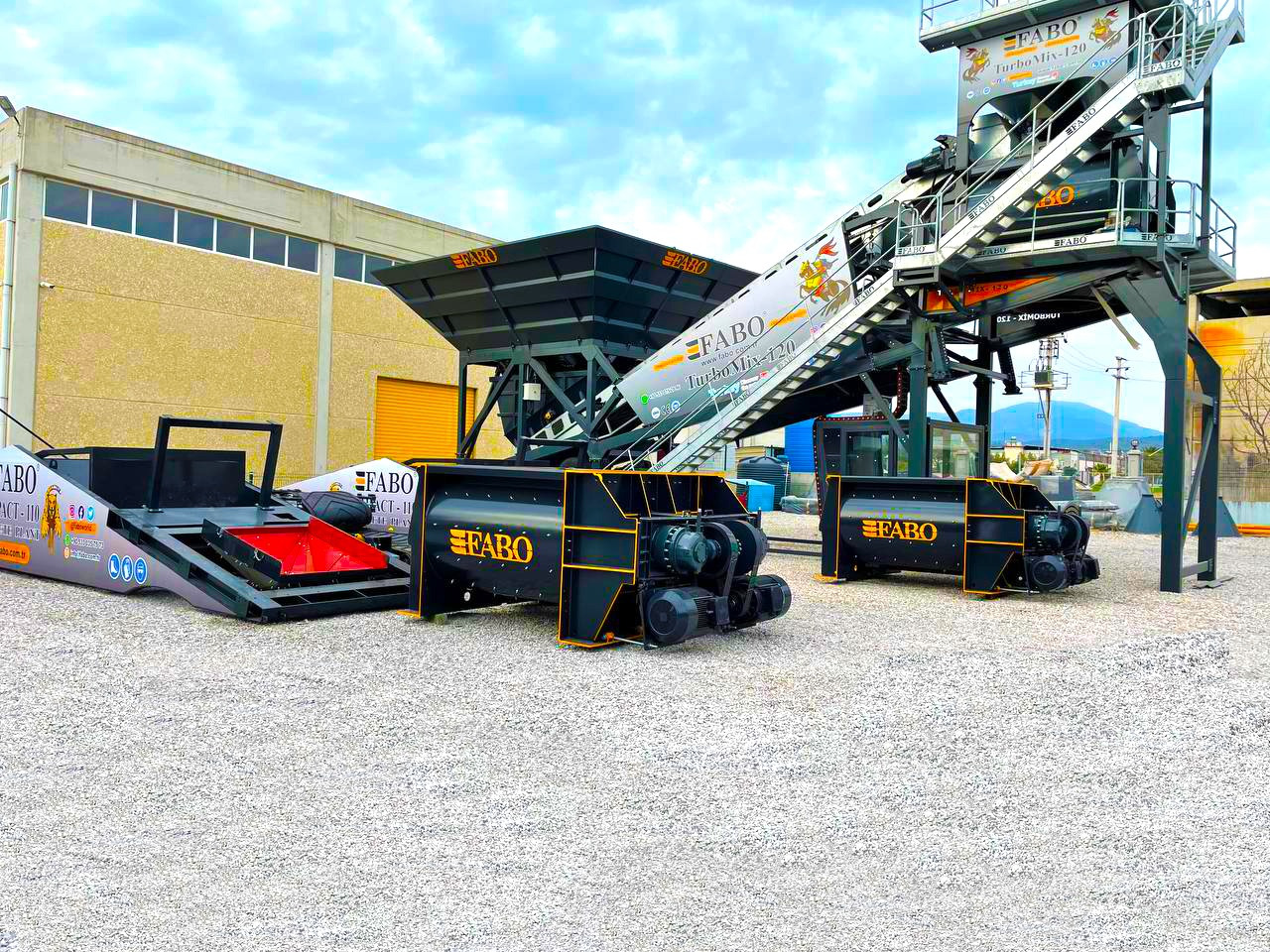 FABO twin shaft mixer - Betonblander: billede 5 FABO twin shaft mixer - Betonblander: billede 5