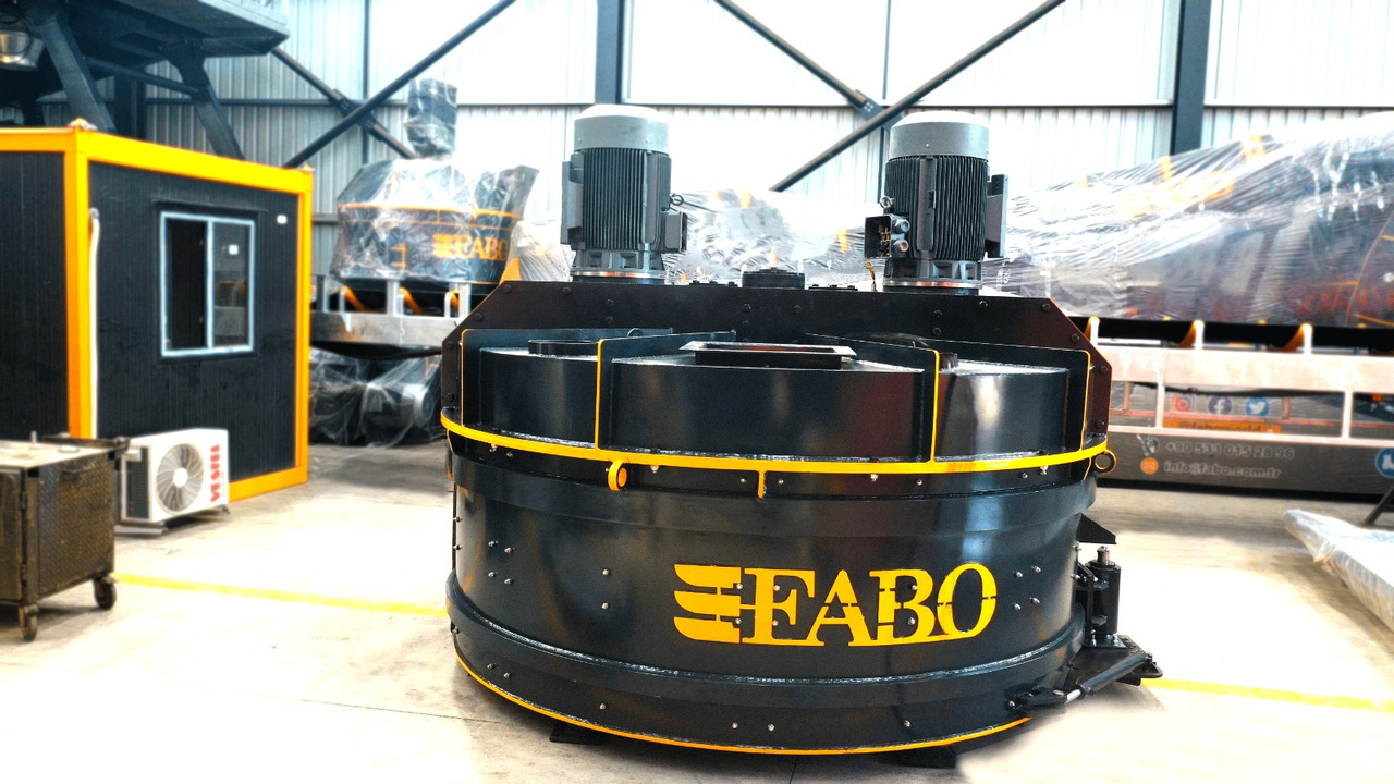 FABO twin shaft mixer - Betonblander: billede 2 FABO twin shaft mixer - Betonblander: billede 2