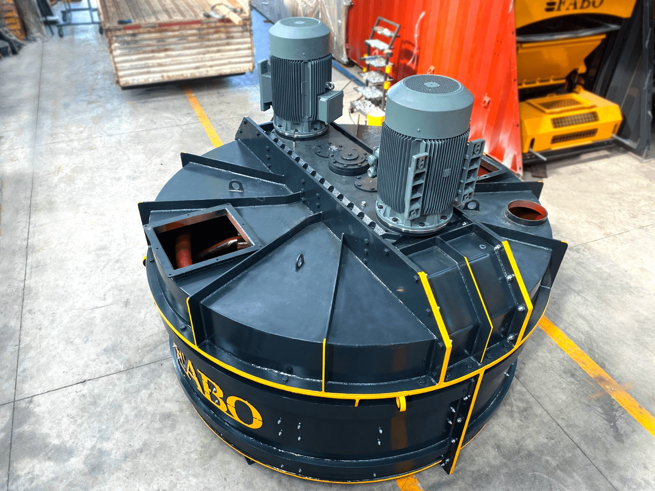 FABO twin shaft mixer - Betonblander: billede 3 FABO twin shaft mixer - Betonblander: billede 3