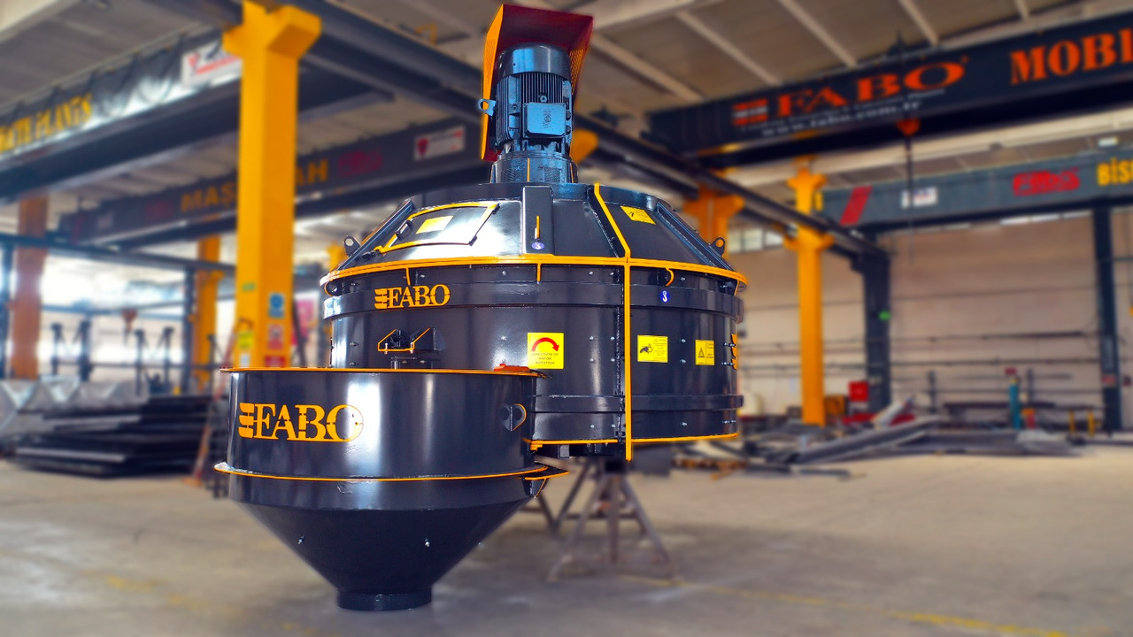 FABO twin shaft mixer - Betonblander: billede 3 FABO twin shaft mixer - Betonblander: billede 3