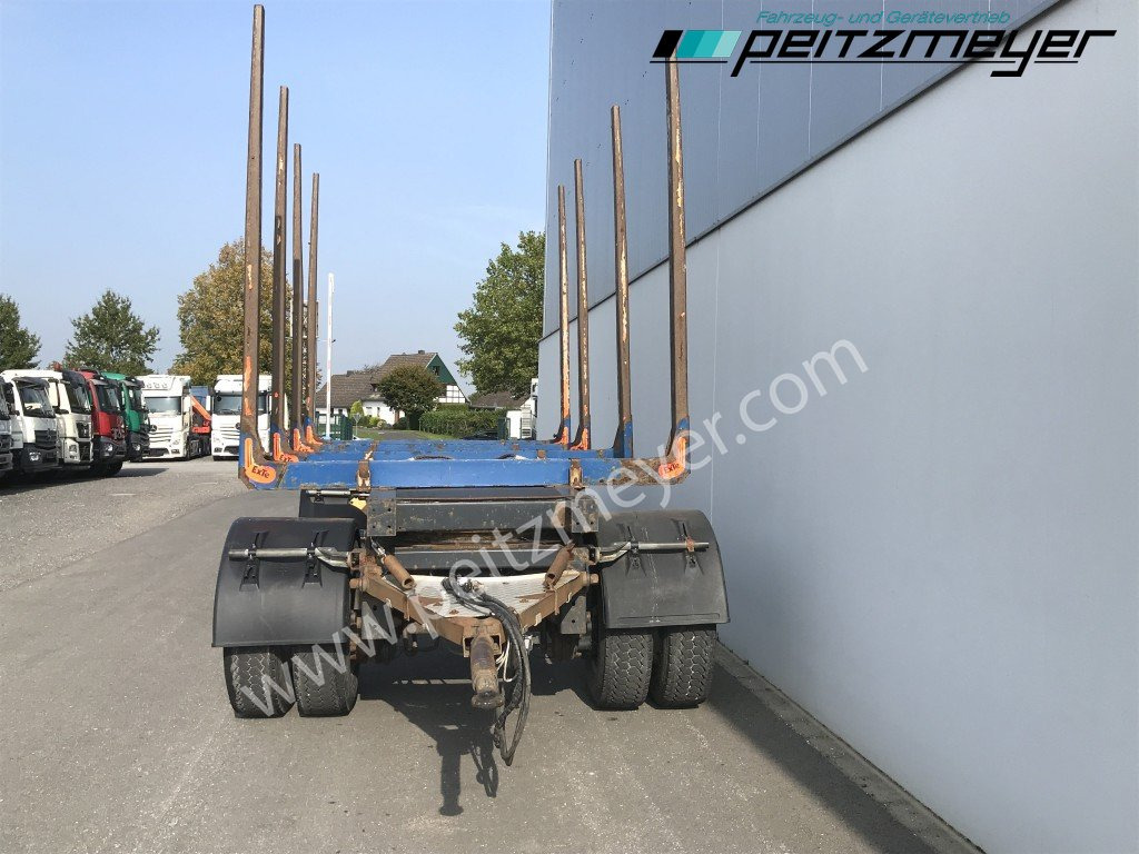 Krämer Kurzholzanhänger 20 t. Holzanhänger 4 Paar Exte Stahlrungen, Alcoa Alufelgen - Anhænger til tømmer: billede 5 Krämer Kurzholzanhänger 20 t. Holzanhänger 4 Paar Exte Stahlrungen, Alcoa Alufelgen - Anhænger til tømmer: billede 5