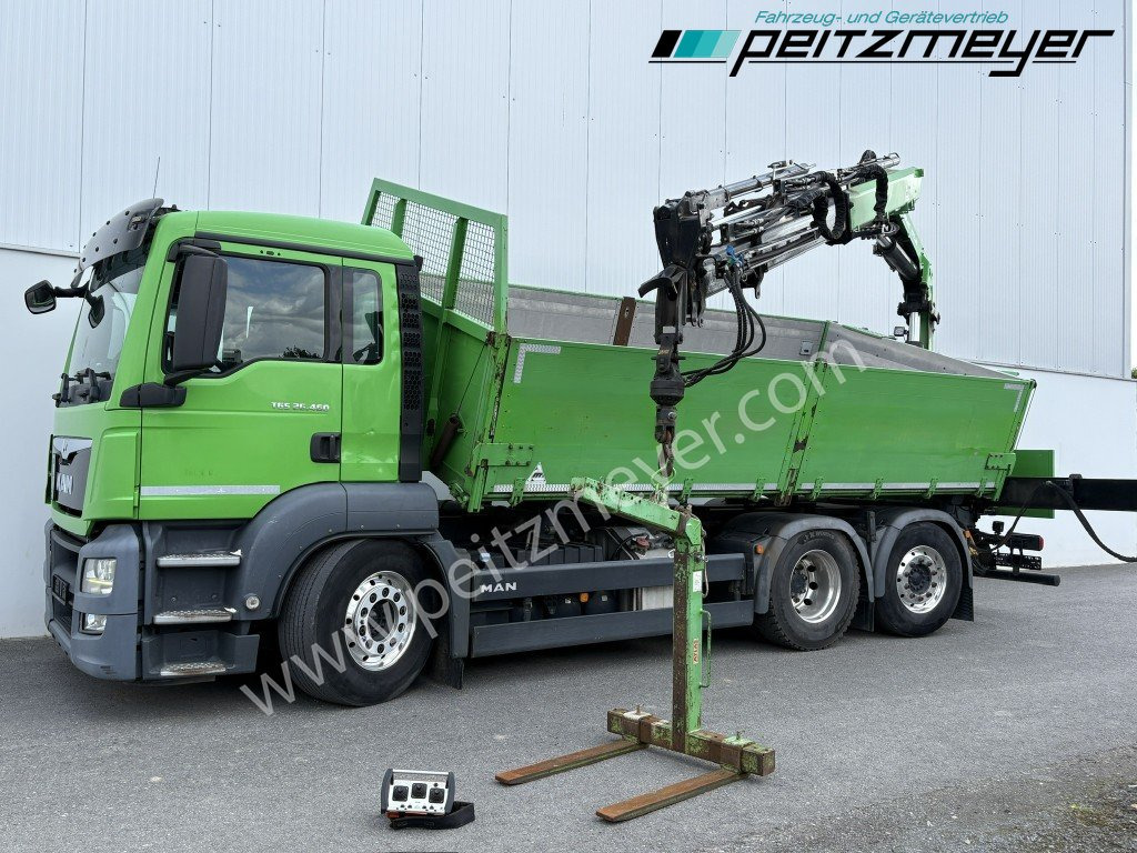 MAN TGS 26.460 FL 6x2 Kipper+Kran+Funk Lenkachse, 2-Seitenkipper, Atlas 172.3 - Tipvogn lastbil, Lastbil med kran: billede 1 MAN TGS 26.460 FL 6x2 Kipper+Kran+Funk Lenkachse, 2-Seitenkipper, Atlas 172.3 - Tipvogn lastbil, Lastbil med kran: billede 1