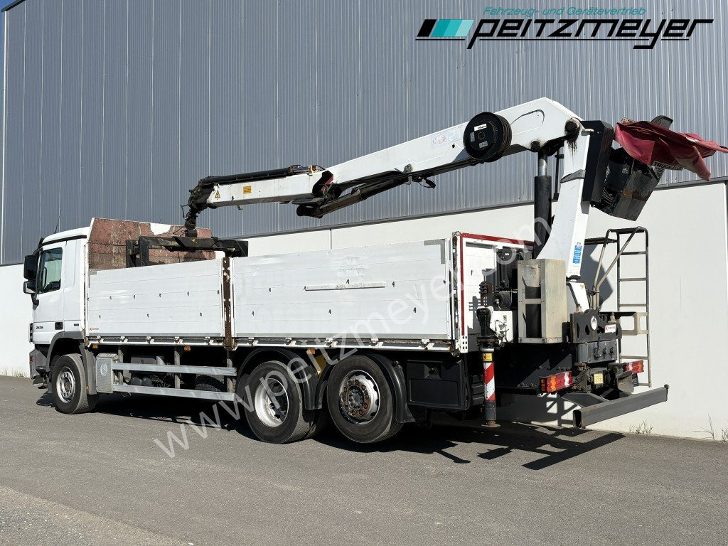 MERCEDES-BENZ Actros 2536 LL Pritsche HMF Heckkran m. Zange Baustoff - Lastbil med lad, Lastbil med kran: billede 3 MERCEDES-BENZ Actros 2536 LL Pritsche HMF Heckkran m. Zange Baustoff - Lastbil med lad, Lastbil med kran: billede 3