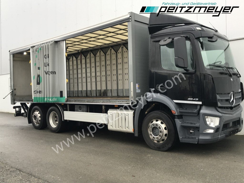MERCEDES-BENZ Antos 2543 LL Getränke Schiebeplane Retarder, 2 x AHK, LBW 2 t., Lenkachse - Til transport af drikkevarer lastbil: billede 2 MERCEDES-BENZ Antos 2543 LL Getränke Schiebeplane Retarder, 2 x AHK, LBW 2 t., Lenkachse - Til transport af drikkevarer lastbil: billede 2
