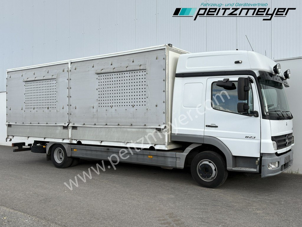 MERCEDES-BENZ Atego 823 L Geflügelpritsche L - Fahrerhaus, Klima, 2 x AHK - Lastbil varevogn: billede 4 MERCEDES-BENZ Atego 823 L Geflügelpritsche L - Fahrerhaus, Klima, 2 x AHK - Lastbil varevogn: billede 4